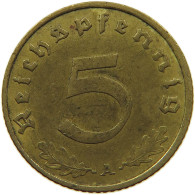 GERMANY 5 REICHSPFENNIG 1937 A #s091 0593 - 5 Reichspfennig