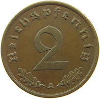 GERMANY 2 REICHSPFENNIG 1940 A #s095 0191 - 2 Reichspfennig