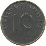 GERMANY 10 REICHSPFENNIG 1944 D #s095 0009 - 10 Reichspfennig