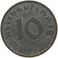 GERMANY 10 REICHSPFENNIG 1942 F #s095 0099 - 10 Reichspfennig