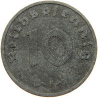 GERMANY 10 REICHSPFENNIG 1942 F #s095 0067 - 10 Reichspfennig