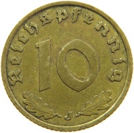 GERMANY 10 REICHSPFENNIG 1938 J #s095 0143 - 10 Reichspfennig