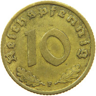 GERMANY 10 REICHSPFENNIG 1938 F #s095 0123 - 10 Reichspfennig