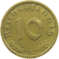 GERMANY 10 REICHSPFENNIG 1938 G #s095 0169 - 10 Reichspfennig