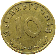 GERMANY 10 REICHSPFENNIG 1938 J #s095 0101 - 10 Reichspfennig