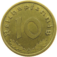 GERMANY 10 REICHSPFENNIG 1938 A #s095 0131 - 10 Reichspfennig