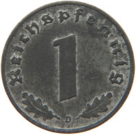 GERMANY 1 REICHSPFENNIG 1942 D #s091 1037 - 1 Reichspfennig
