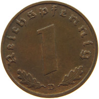 GERMANY 1 REICHSPFENNIG 1938 D #s096 0131 - 1 Reichspfennig