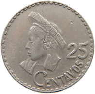 GUATEMALA 25 CENTAVOS 1969 #s092 0235 - Guatemala