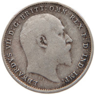 GREAT BRITAIN THREEPENCE 1908 #s096 0343 - F. 3 Pence