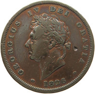 GREAT BRITAIN PENNY 1826 GEORGE IV. (1820-1830 #sm12 0297 - D. 1 Penny