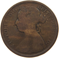 GREAT BRITAIN HALF PENNY 1885 #s095 0323 - K. 1/2 Crown