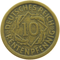 GERMANY WEIMAR 10 RENTENPFENNIG 1923 D #s095 0641 - Other & Unclassified