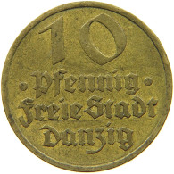 GERMANY WEIMAR 10 PFENNIG 1932 DANZIG #s089 0003 - Sonstige & Ohne Zuordnung