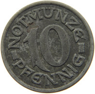 GERMANY NOTGELD 10 PFENNIG 1920 AACHEN #s100 0221 - Autres & Non Classés