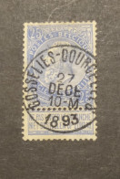 COB 60 : Belle Oblitération Gosselies-Courcelles - 1893-1900 Thin Beard