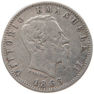 ITALY 20 CENTESIMI 1863 M #s100 0721 - 1861-1878 : Victor Emmanuel II