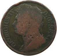 IRELAND PENNY 1822 George IV. (1820-1830) #sm12 0299 - Irlande