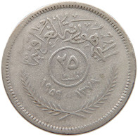 IRAQ 25 FILS 1959 #s101 0153 - Irak