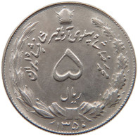 IRAN 5 RIALS 1350 #s090 0215 - Iran