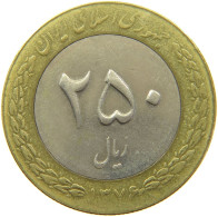 IRAN 250 RIALS 1376 #s090 0347 - Iran