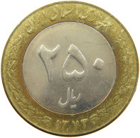 IRAN 250 RIALS 1373 #s090 0349 - Irán