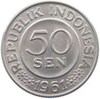 INDONESIA 50 SEN 1961 #s098 0027 - Indonesia