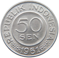 INDONESIA 50 SEN 1961 #s090 0015 - Indonésie