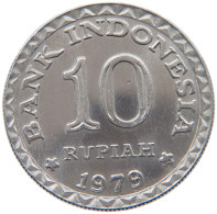 INDONESIA 10 RUPIAH 1979 #s099 0095 - Indonesien