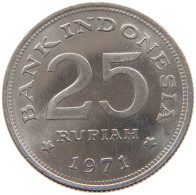 INDONESIA 25 RUPIAH 1971 #s095 0561 - Indonesia