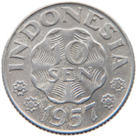 INDONESIA 10 SEN 1957 #s095 0567 - Indonesia