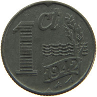 NETHERLANDS CENT 1942 #s096 0197 - 1 Centavos
