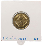 NEPAL 2 PAISA 1956 #alb069 0077 - Nepal