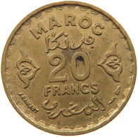 MOROCCO 20 FRANCS 1371 #s089 0193 - Maroc