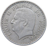 MONACO 5 FRANCS 1945 #s090 0003 - 1922-1949 Luigi II