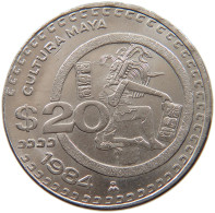 MEXICO 20 PESOS 1984 #s102 0021 - Mexique