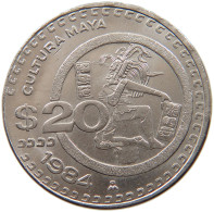 MEXICO 20 PESOS 1984 #s102 0021 - Mexico