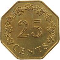 MALTA 25 CENTS 1975 #s090 0333 - Malta