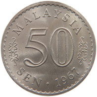 MALAYSIA 50 SEN 1967 #s099 0015 - Malasia