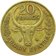 MADAGASCAR 20 FRANCS 1970 #s098 0403 - Madagascar