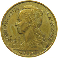 MADAGASCAR 20 FRANCS 1953 #s098 0411 - Madagascar