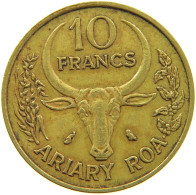 MADAGASCAR 10 FRANCS 1970 #s093 0383 - Madagascar