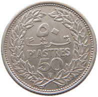 LEBANON 50 PIASTRES 1952 #s094 0203 - Lebanon