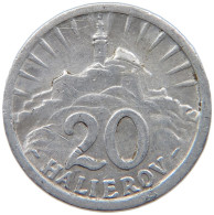 SLOVAKIA 20 HALIEROV 1942 #s089 0325 - Eslovaquia