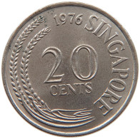 SINGAPORE 20 CENTS 1976 #s092 0323 - Singapur