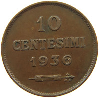 SAN MARINO 10 CENTESIMI 1936 #s098 0343 - Saint-Marin