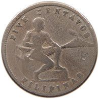 PHILIPPINES 5 CENTAVOS 1938 #s096 0369 - Filippine