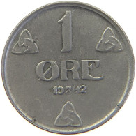 NORWAY 1 ÖRE 1942 #s100 0497 - Norvegia