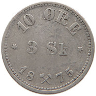 NORWAY 10 ÖRE 1875 #s100 0601 - Noorwegen