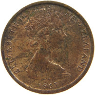 NEW ZEALAND CENT 1967 #s091 0451 - New Zealand